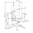 Кресло компьютерное HALMAR STILO 2 темно-серый/черный